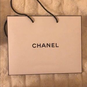Chanel beauty empty boxes and shopping bags